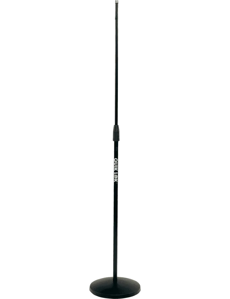 QUIKLOK A399BK 300 Microlite - Gerades Mikrofonstativ, runde Grundplatte|MusicGoodDeal 