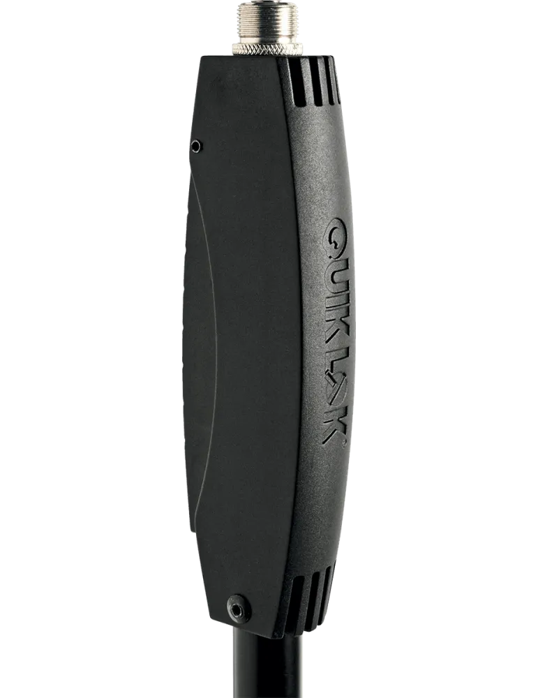  QUIKLOK A988BK 900 One-Hand - Gerader "One-Hand"-Mikrofonständer mit runder Basis|MusicGoodDeal 