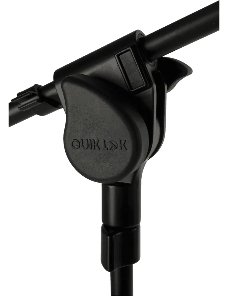  QUIKLOK A512BK 500 Pro - Mikrofonstativ mit fester Dreibeinstange, Stativfuß|MusicGoodDeal 