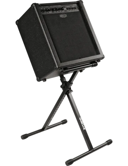  QUIKLOK BS619 Universalständer für Verstärker/Lautsprecher und Keyboard - Schwarz|MusicGoodDeal 