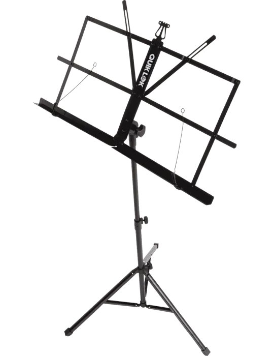  QUIKLOK MS334WB Leichtes Rednerpult + Nylonhülle - Schwarz|MusicGoodDeal 