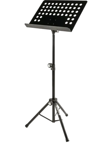  QUIKLOK MS331WB Notenständer für Orchester aus perforiertem Metall + Nylonhülle - schwarz|MusicGoodDeal 