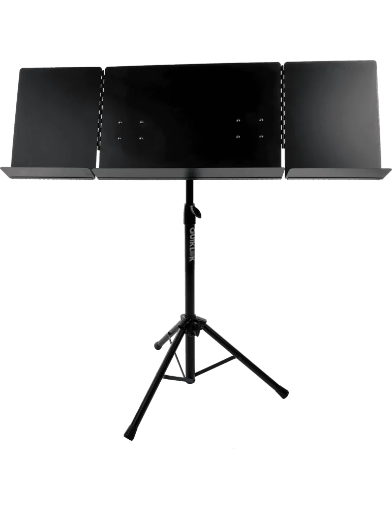  QUIKLOK MS320 Notenständer Orchester 3 Seiten - schwarz|MusicGoodDeal 