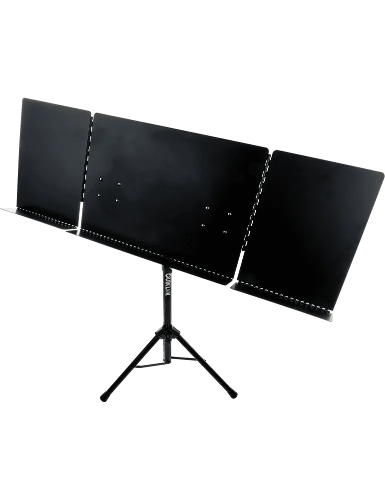  QUIKLOK MS320 Notenständer Orchester 3 Seiten - schwarz|MusicGoodDeal 