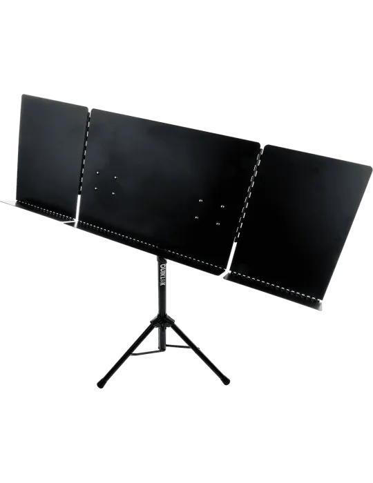  QUIKLOK MS320 Notenständer Orchester 3 Seiten - schwarz|MusicGoodDeal 