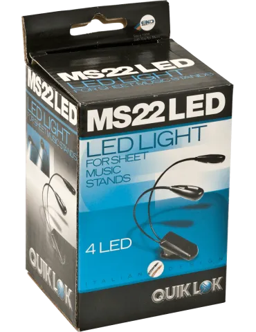  QUIKLOK MS22LED 4-LED-Lampe für Pult mit Klemme|MusicGoodDeal  2
