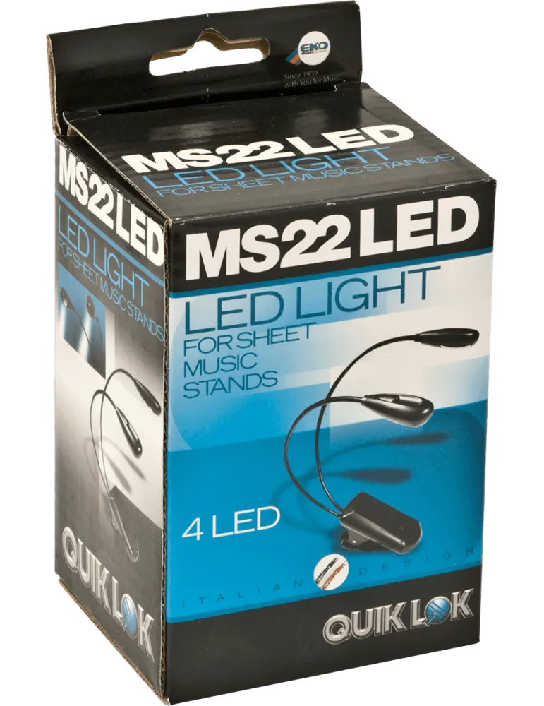  QUIKLOK MS22LED 4-LED-Lampe für Pult mit Klemme|MusicGoodDeal 
