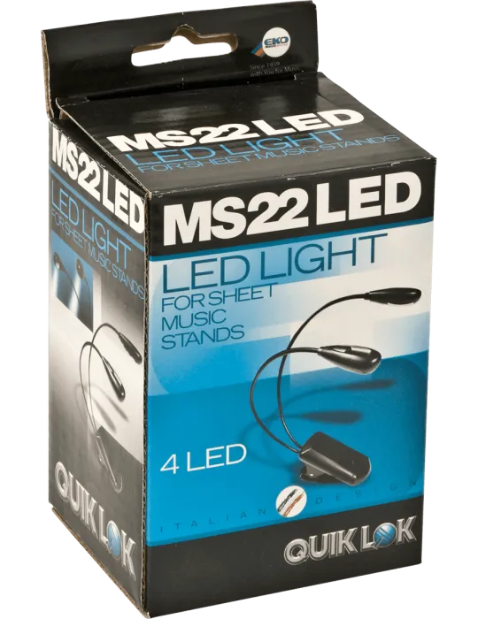  QUIKLOK MS22LED 4-LED-Lampe für Pult mit Klemme|MusicGoodDeal 