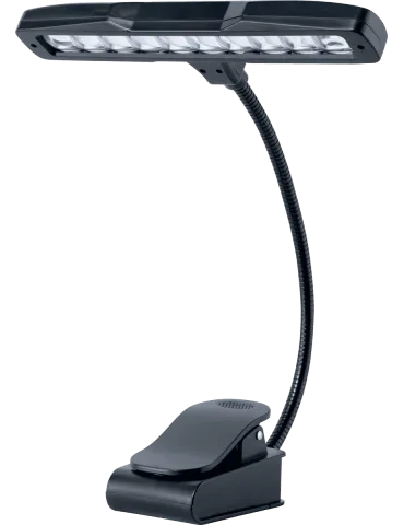  QUIKLOK MS19LED 10 LED-Lampe für Notenpult mit Klemme - schwarz|MusicGoodDeal 