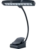  QUIKLOK MS19LED 10 LED-Lampe für Notenpult mit Klemme - schwarz|MusicGoodDeal 