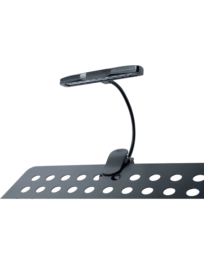  QUIKLOK MS19LED 10 LED-Lampe für Notenpult mit Klemme - schwarz|MusicGoodDeal 