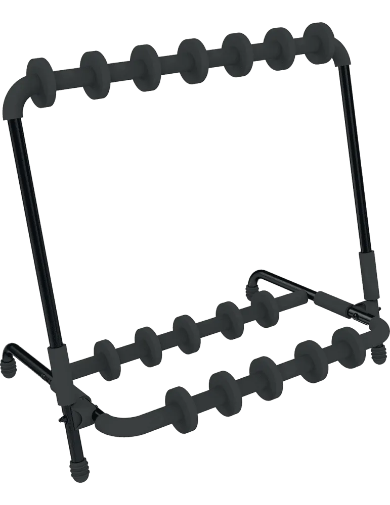  QUIKLOK GS350-BB Stand for 6 guitars with wheels - black|MusicGoodDeal 