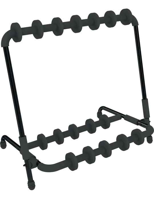  QUIKLOK GS350-BB Stand for 6 guitars with wheels - black|MusicGoodDeal 