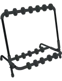  QUIKLOK GS350-BB Stand for 6 guitars with wheels - black|MusicGoodDeal 