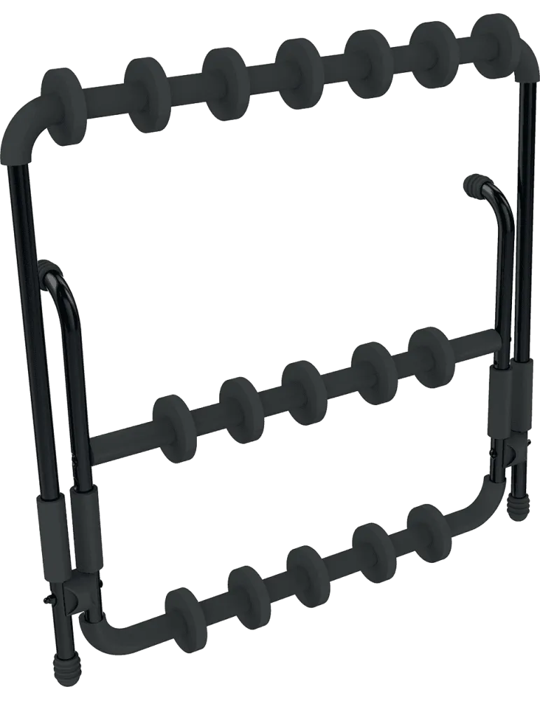 QUIKLOK GS350-BB Stand for 6 guitars with wheels - black|MusicGoodDeal 