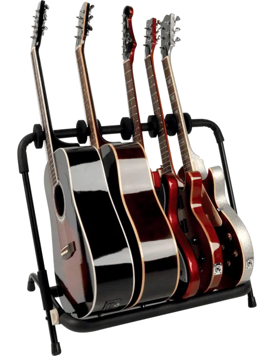  QUIKLOK GS350-BB Stand for 6 guitars with wheels - black|MusicGoodDeal 