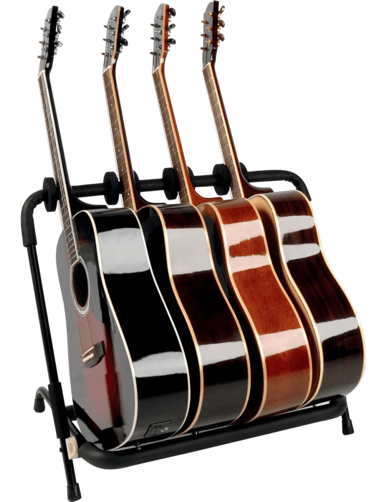  QUIKLOK GS350-BB Stand for 6 guitars with wheels - black|MusicGoodDeal 