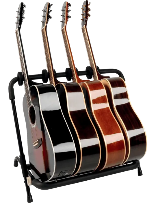  QUIKLOK GS350-BB Stand for 6 guitars with wheels - black|MusicGoodDeal 