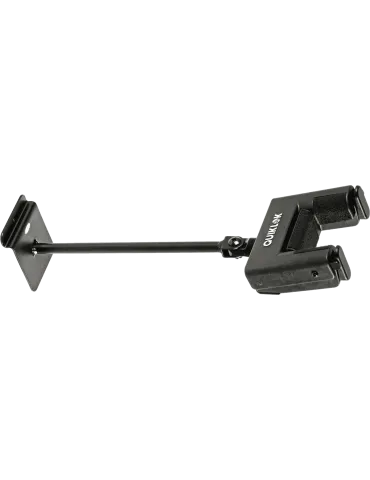  QUIKLOK SW702XL Slatwall - Extra long guitar stand with self-locking system for slatwall - black|MusicGoodDeal 