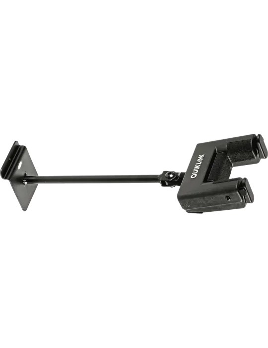  QUIKLOK SW702XL Slatwall - Extra long guitar stand with self-locking system for slatwall - black|MusicGoodDeal 