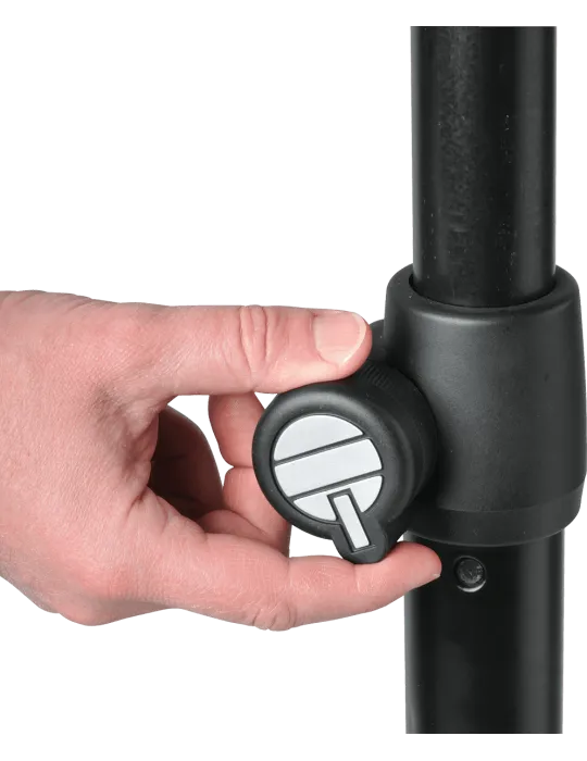  QUIKLOK SP770 Stative - Paar Lautsprecherstative mit pneumatischem "Quik-Lift"-System & Nylonhülle|MusicGoodDeal 