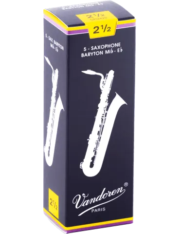 Vandoren SR2425 Anches saxophone baryton Traditionnelles force 2,5
