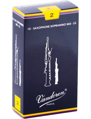 Vandoren SR232 Anches saxophone sopranino Traditionnelles force 2