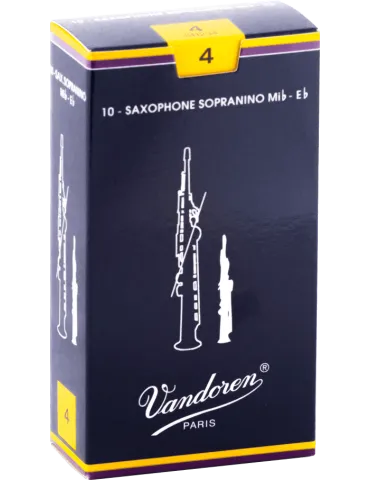 Vandoren SR234 Anches saxophone sopranino Traditionnelles force 4