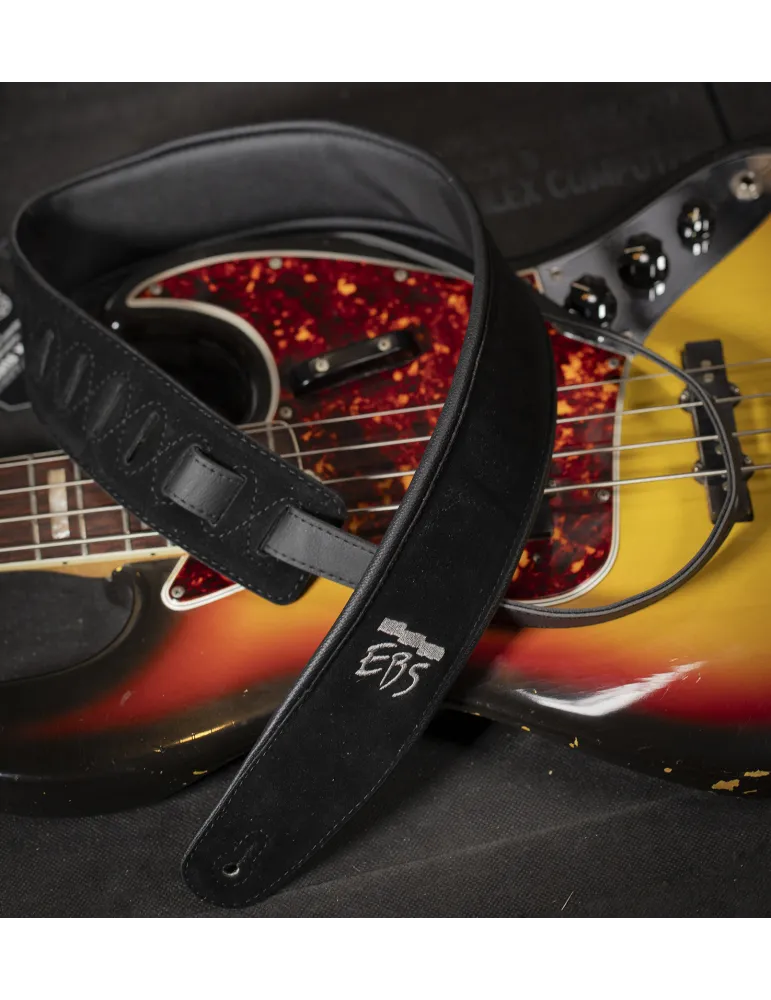 EBS STRAP-SUEDE-BLACK | MusicGoodDeal