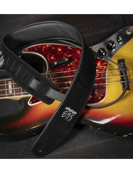 EBS STRAP-SUEDE-BLACK | MusicGoodDeal