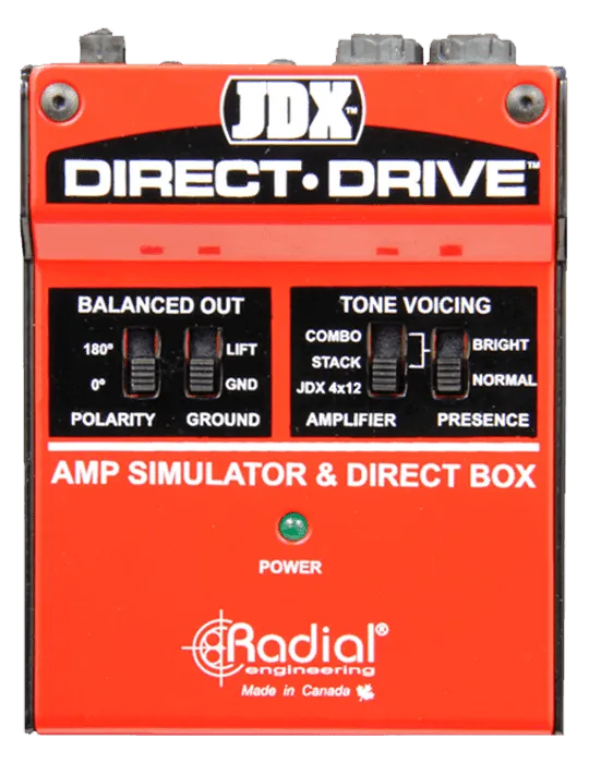  TONEBONE JDX-DIRECT-DRIVE Simulador de amplificador D.I. 3 modos|MusicGoodDeal 