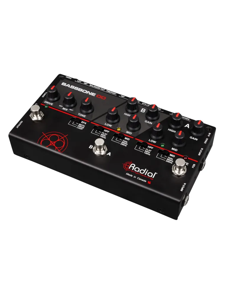  TONEBONE BASSBONE-OD 2-Bass-Vorverstärker 2 Kanäle + OD|MusicGoodDeal 
