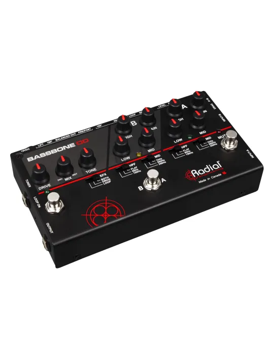  TONEBONE BASSBONE-OD 2-Bass-Vorverstärker 2 Kanäle + OD|MusicGoodDeal 