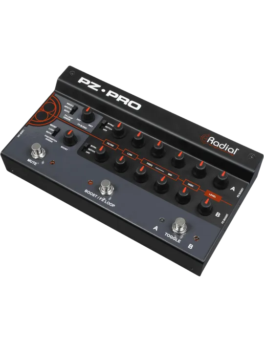  RADIAL ENGINEERING PZ-PRO Preamplificador / DI instrumento acústico 2 canales + micrófono 48V|MusicGoodDeal 