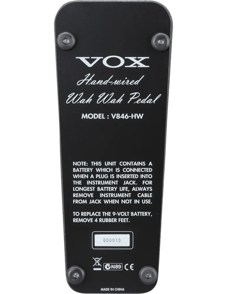  VOX WAH-V846-HW V846 Hand Wired|MusicGoodDeal 