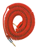  VOX VCC90-RD Vintage Coiled Cable - JACK SPIRAL 9M RED|MusicGoodDeal 