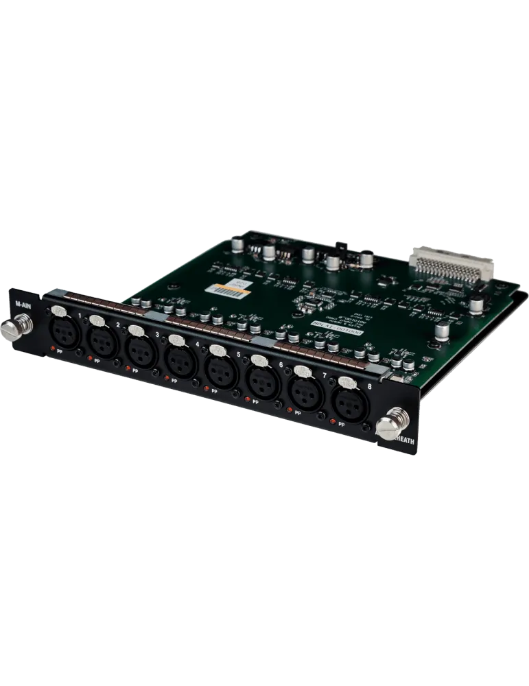  ALLEN & HEATH M-DX32-IN Digitale Bühnenboxen 48kHz-96kHz - Karte mit 8 XLR-Mic/Line-Eingängen für DX32|MusicGoodDeal 