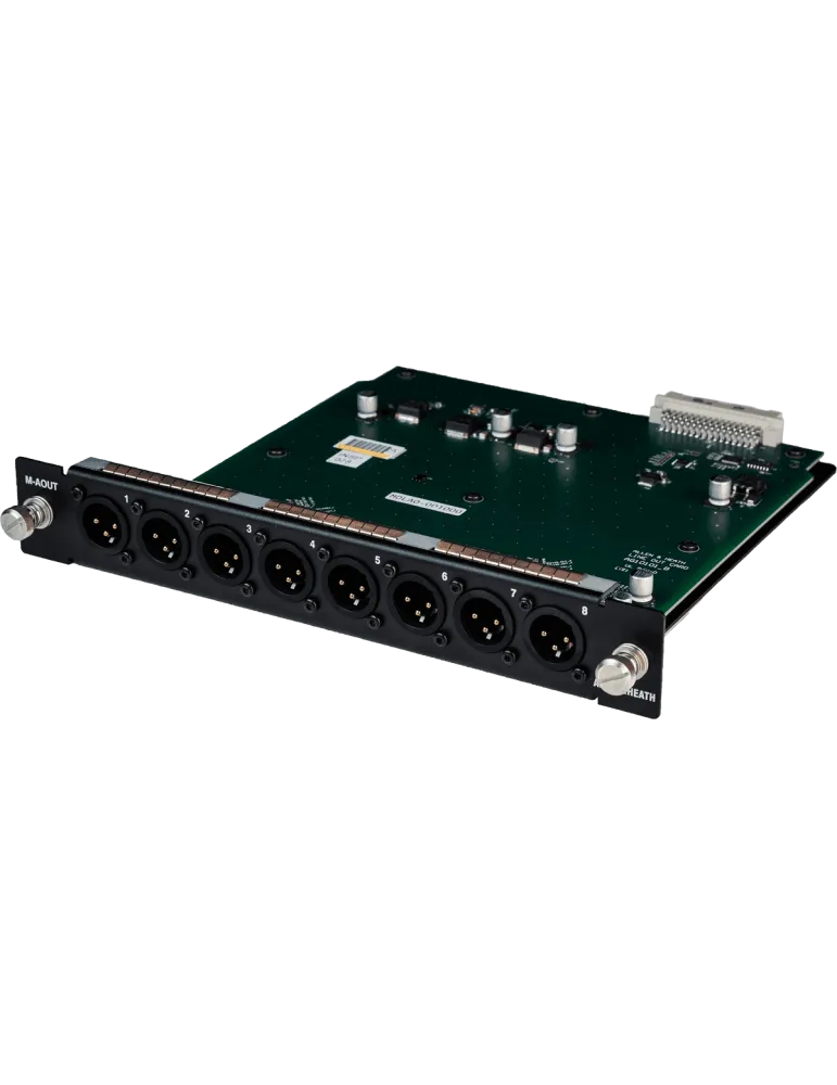  ALLEN & HEATH M-DX32-OUT Digitale Bühnenboxen 48kHz-96kHz - Karte mit 8 XLR-Line-Ausgängen für DX32|MusicGoodDeal 