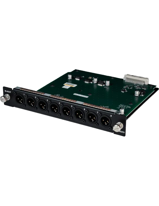  ALLEN & HEATH M-DX32-OUT Digitale Bühnenboxen 48kHz-96kHz - Karte mit 8 XLR-Line-Ausgängen für DX32|MusicGoodDeal 