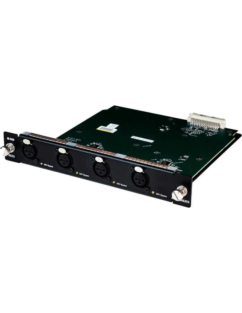  ALLEN & HEATH M-DX32-DIN Digitale Bühnenboxen 48kHz-96kHz - 4-Paar AES in XLR-Karte für DX32|MusicGoodDeal 