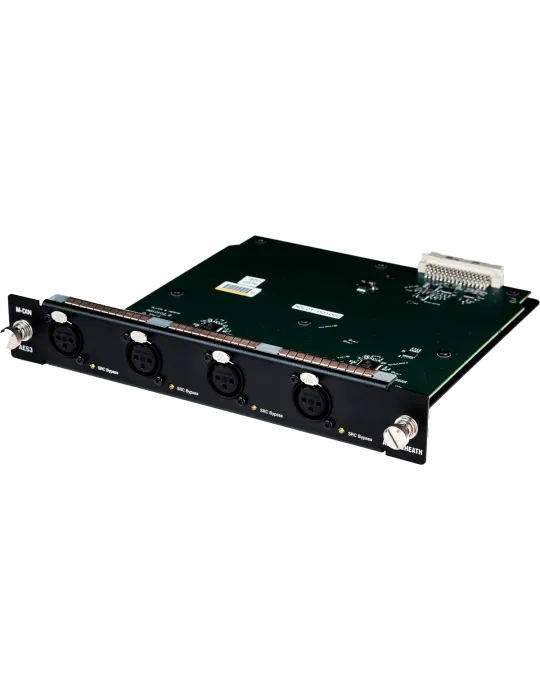  ALLEN & HEATH M-DX32-DIN Digitale Bühnenboxen 48kHz-96kHz - 4-Paar AES in XLR-Karte für DX32|MusicGoodDeal 
