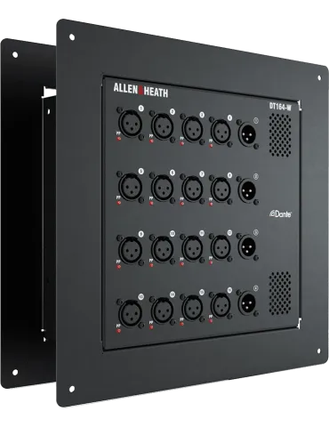  ALLEN & HEATH DT164-W Cajas de escenario digitales de 48kHz-96kHz - Caja de panel Dante 16x8 XLR|MusicGoodDeal 