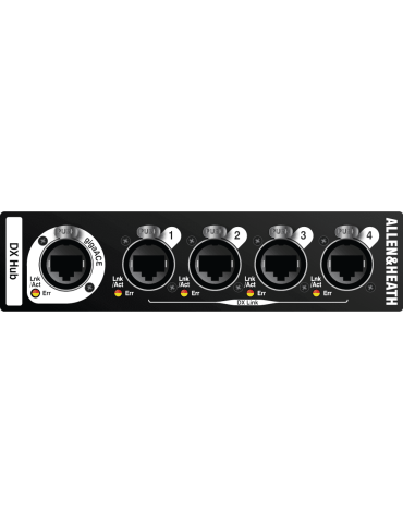  ALLEN & HEATH DX-HUB Digitale Bühnenboxen 48kHz-96kHz - 4-Port-Hub für DX-Expander|MusicGoodDeal 