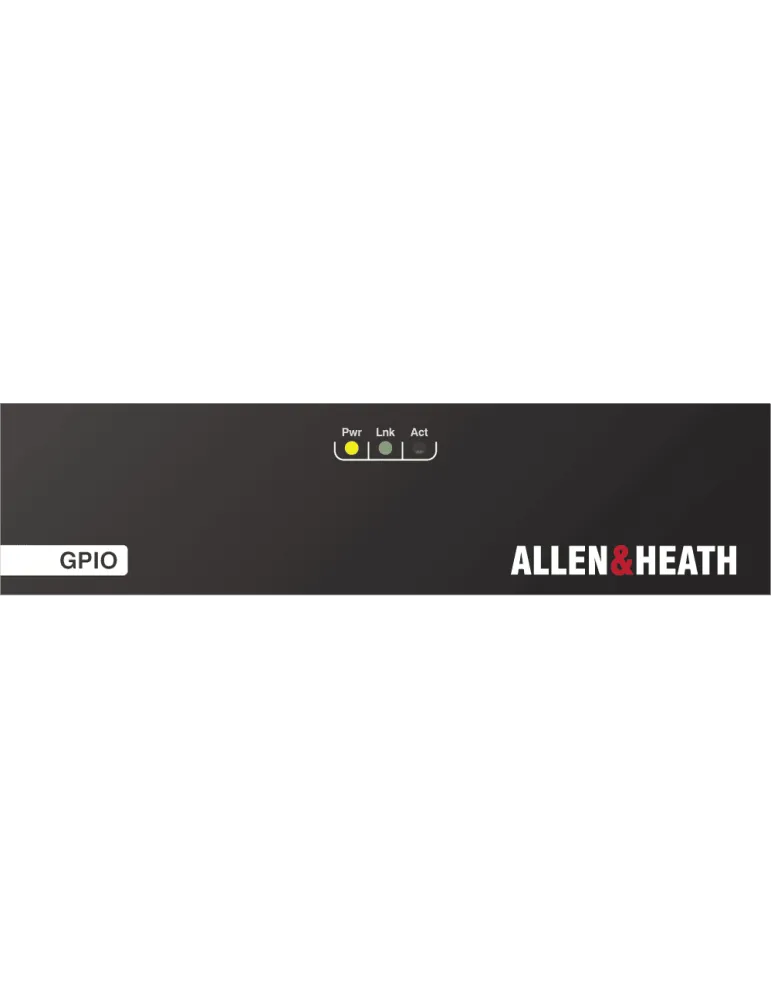  ALLEN & HEATH GPIO Controller - GPIO-Schnittstelle 8 in/8 out|MusicGoodDeal 