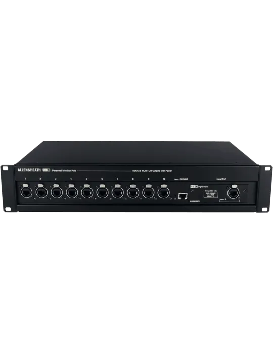  ALLEN & HEATH ME-U Personal Mixer - 10 PoE-Anschlüsse für ME-Mixer|MusicGoodDeal 