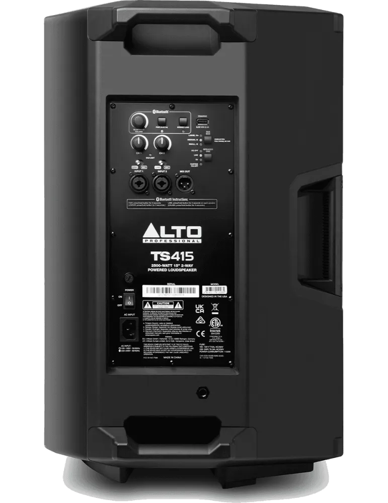  ALTO PROFESSIONAL TS415 Speakers - 15" bi-amplified 1250W Bluetooth|MusicGoodDeal 