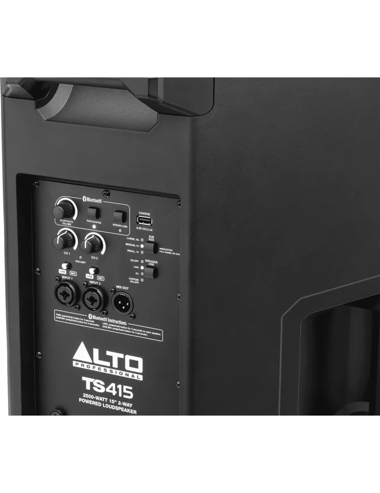  ALTO PROFESSIONAL TS415 Speakers - 15" bi-amplified 1250W Bluetooth|MusicGoodDeal 