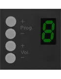  AUDAC MWX45-B Paneles de control - Control de pared MTX, AMP/RM523 Negro|MusicGoodDeal 