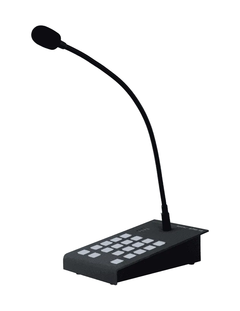  AUDAC APM116MK2 Micrófonos de llamada - Estación de llamada de 16 zonas M2/R2|MusicGoodDeal 