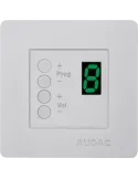  AUDAC DW3020-W Control panels - Wall control 45x45 8 zones White|MusicGoodDeal 
